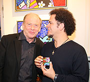 ArtDeco Chef Helmut Baurecht mit Romereo Britto (Foto: Klaus Primke)